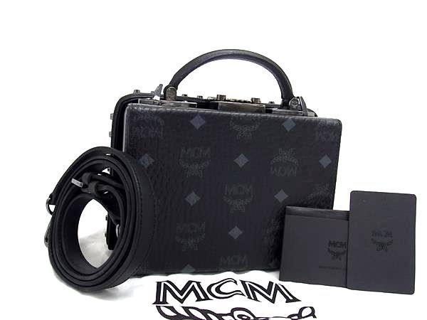 □新品同様□ MCM エムシーエム モノグラム ヴィセトス柄 レザー 2WAY