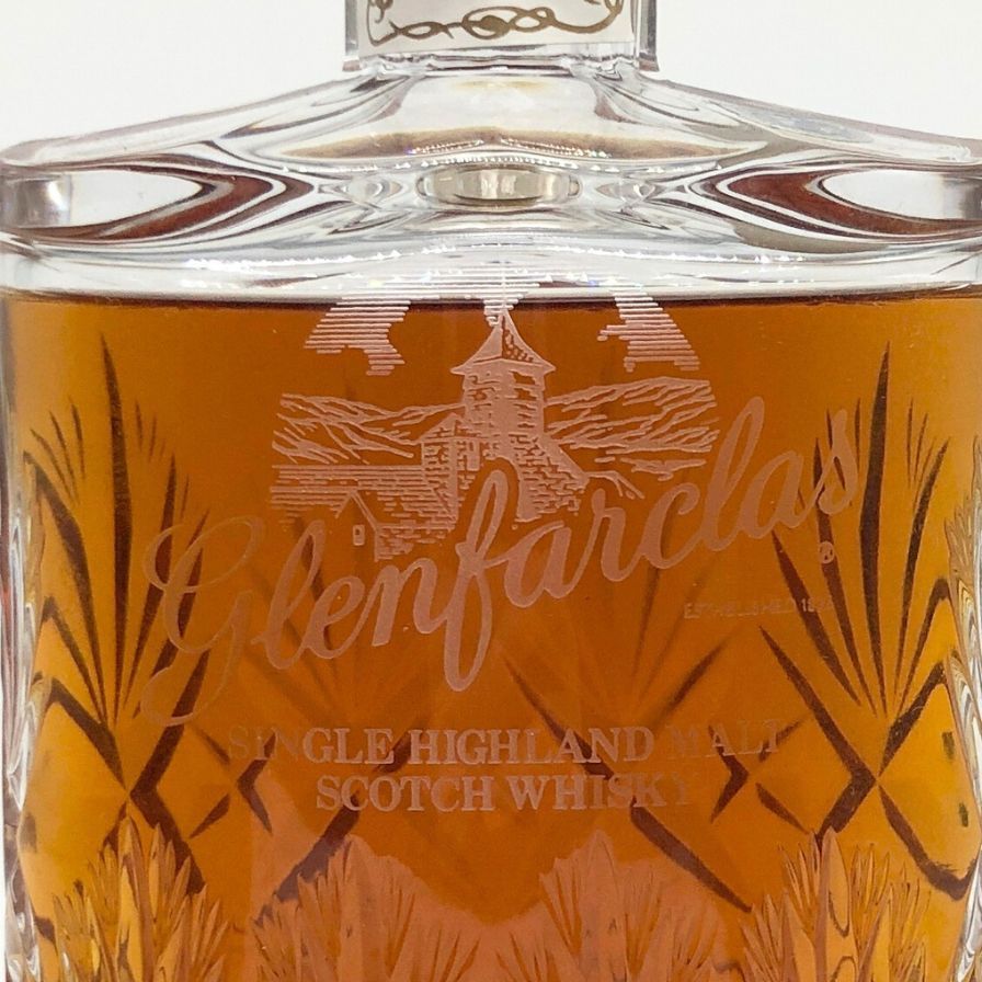 グレンファークラス 25年 グレンケアンクリスタル デキャンタ 替栓付