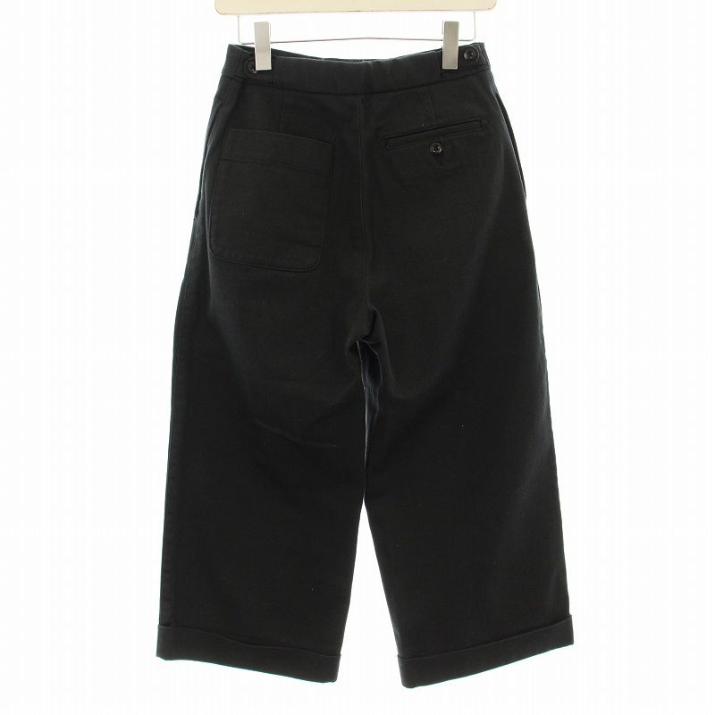 マーガレットハウエル MHL. RAISED COTTON DRILL WIDE CROPPED