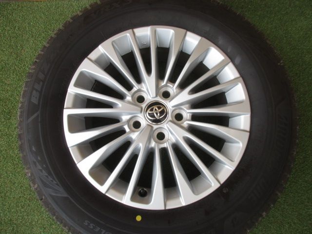 み トヨタ純正 40アルファード ヴェルファイア 225|65R17 スタッドレスタイヤ４本SET