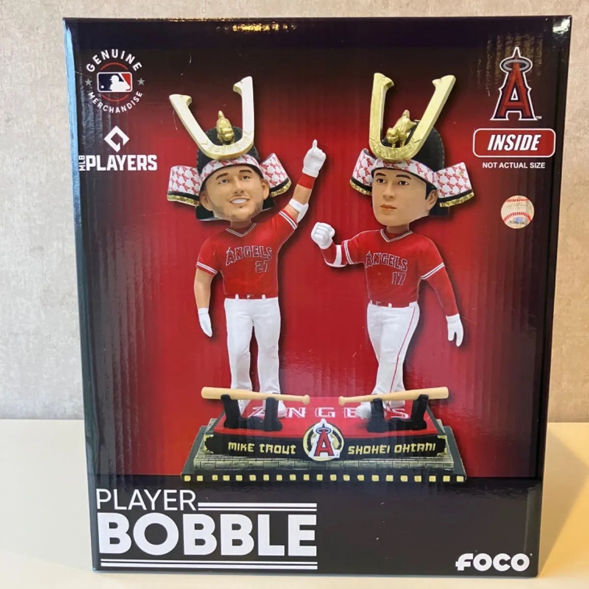 限定】大谷翔平&マイクトラウト ボブルヘッド人形 大谷翔平 マイク