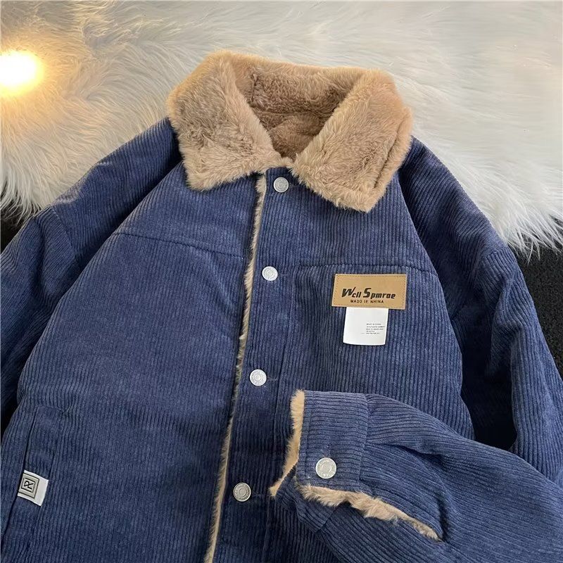 コーデュロイジャケット メンズ ジャケット コーデュロイ ショート コート アウター 大人 防風 防寒 秋服 冬 冬服 カジュアル あったか おしゃれ 通学 男女兼用 xinhengc13