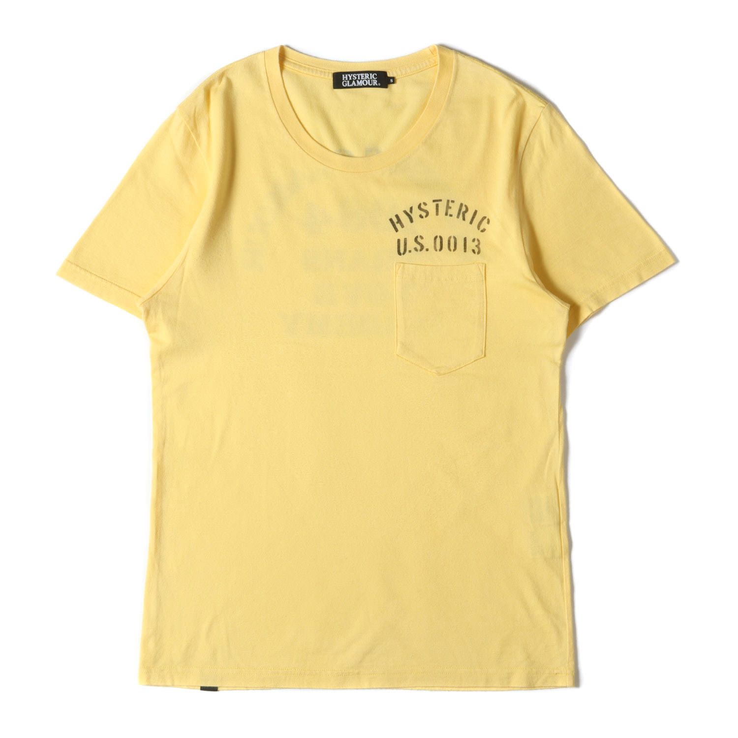 HYSTERIC GLAMOUR ヒステリックグラマー Tシャツ サイズ:S リップ プリント クルーネック 半袖 Tシャツ 02182CT34 ホワイト 白 日本製 トップス カットソー 【メンズ】トップス