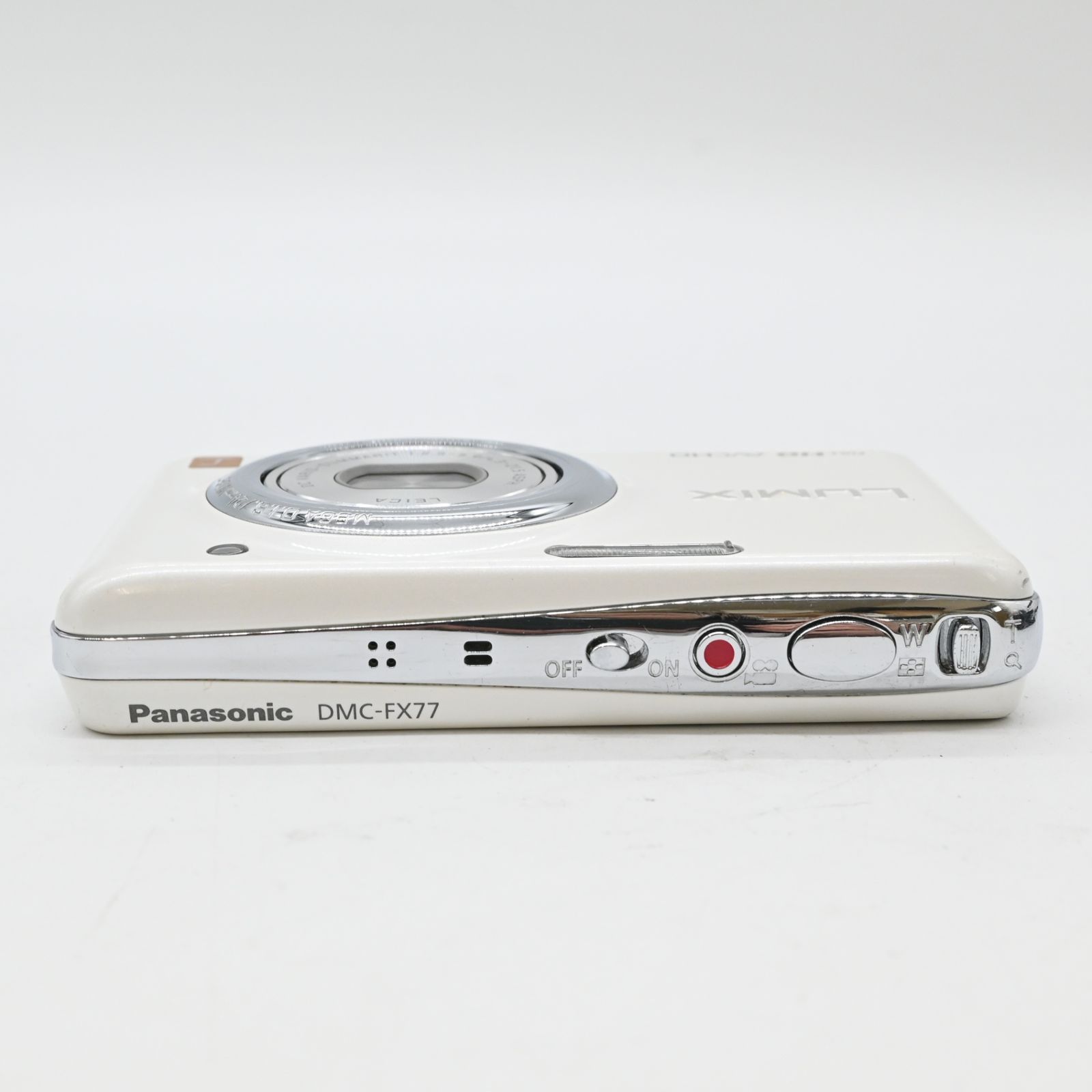 パナソニック デジタルカメラ LUMIX FX77 リリーホワイト DMC-FX77-W