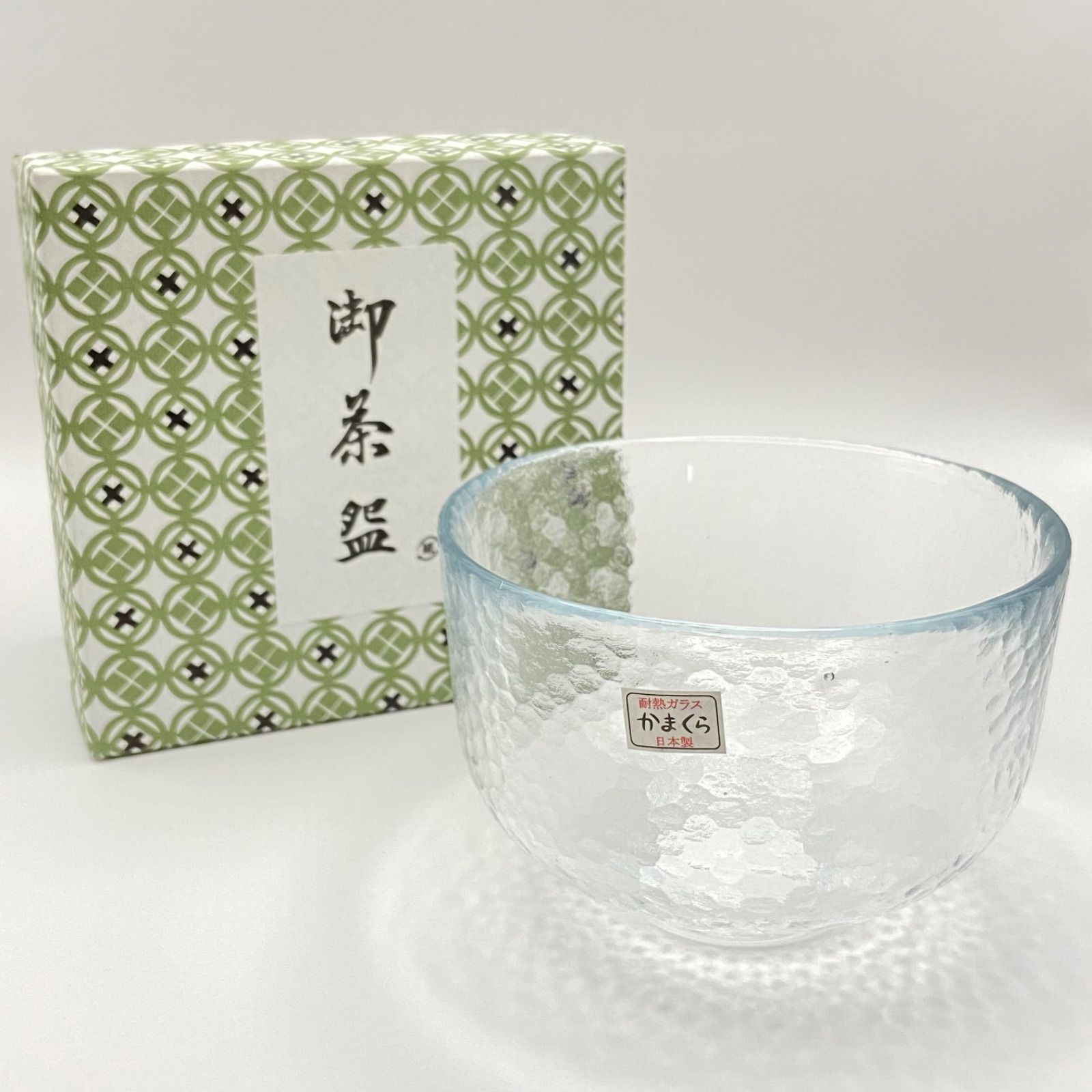 ガラス　茶盌　ちゃわん ガラス茶盌ちゃわん