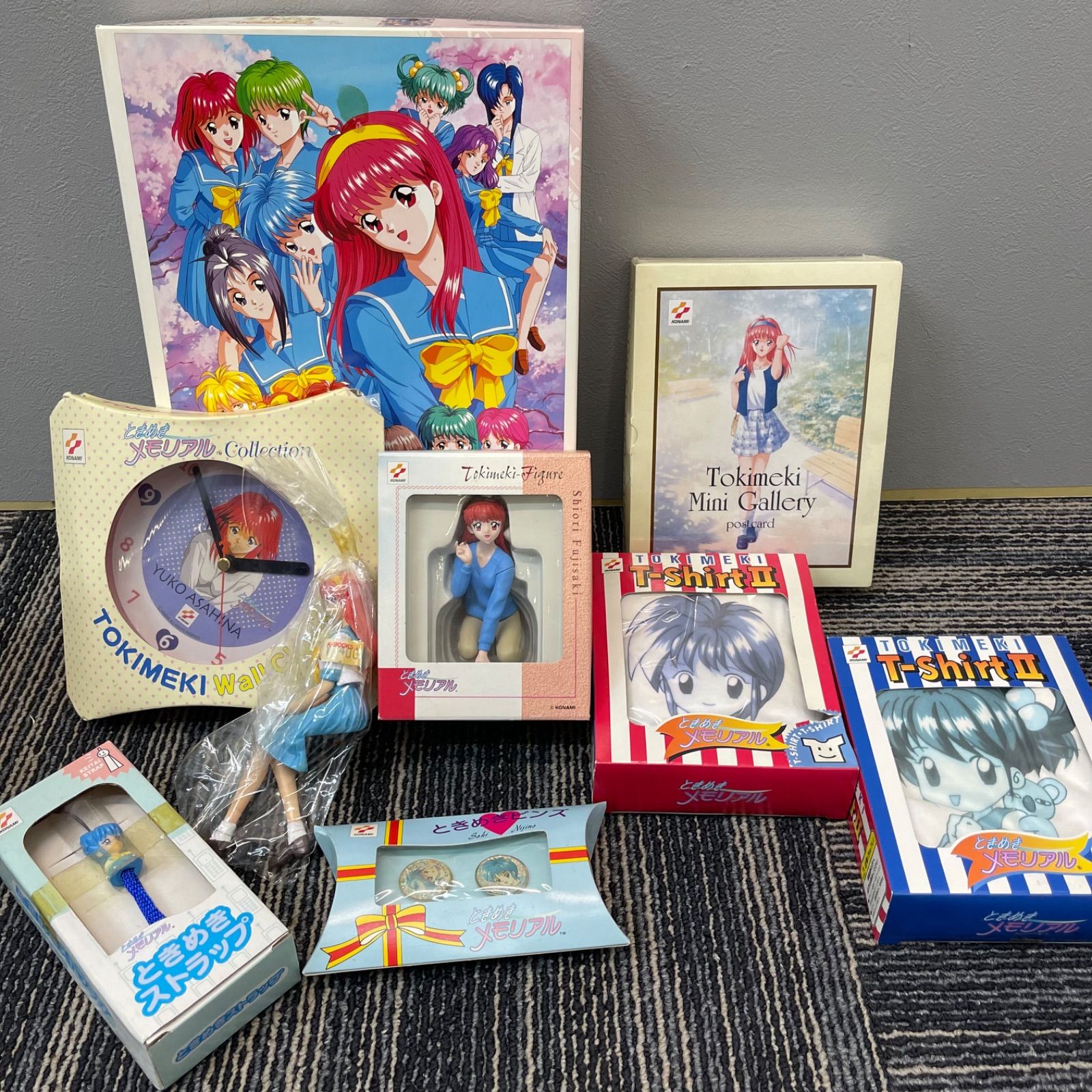 ときめきメモリアル レトロ グッズ セット 当時物 まとめ売り NPA】ときめきメモリアル 初代ときメモ グッズまとめ 9点 当時物