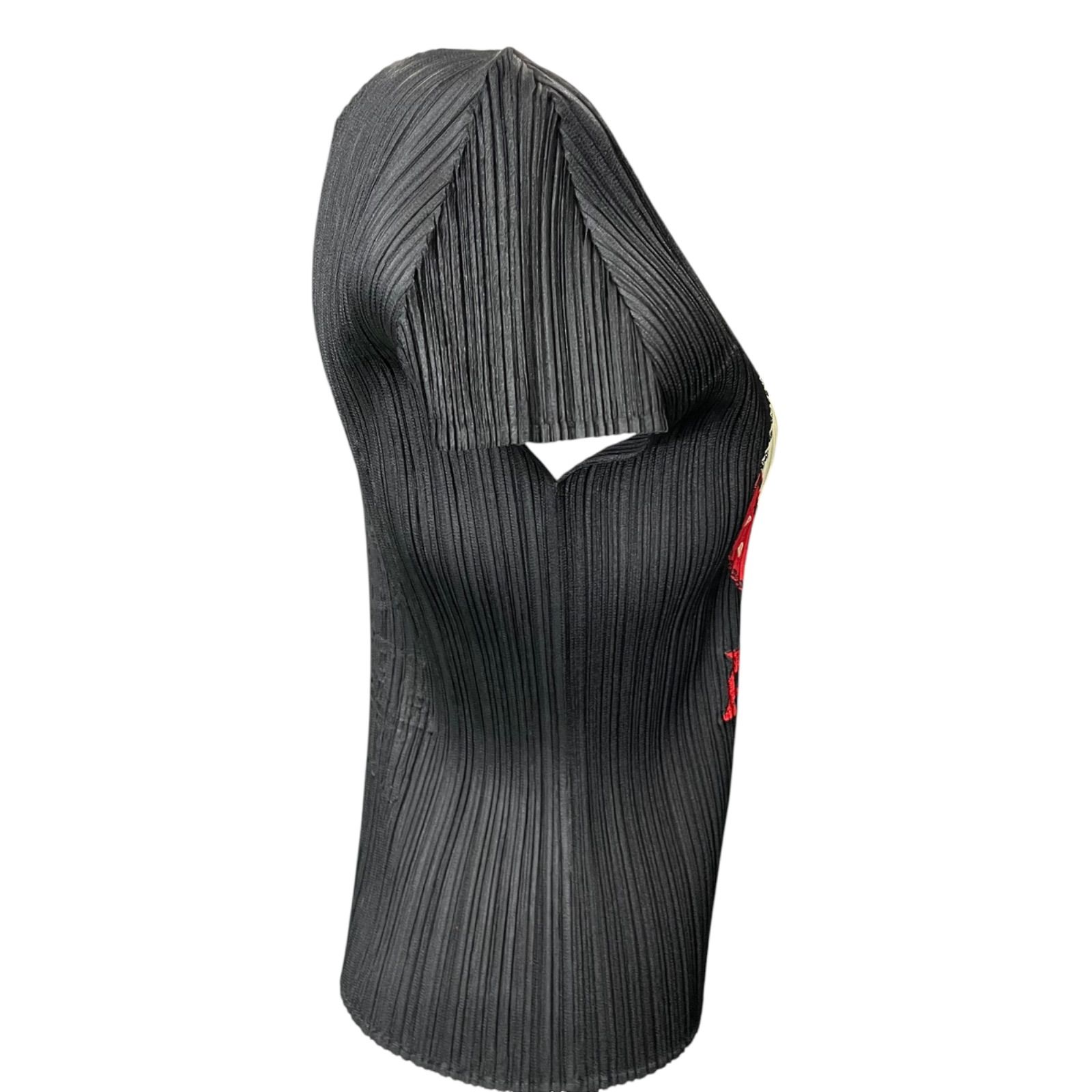 極美品 プリーツプリーズ PLEATS PLEASE APPLE JUICE カットソー 