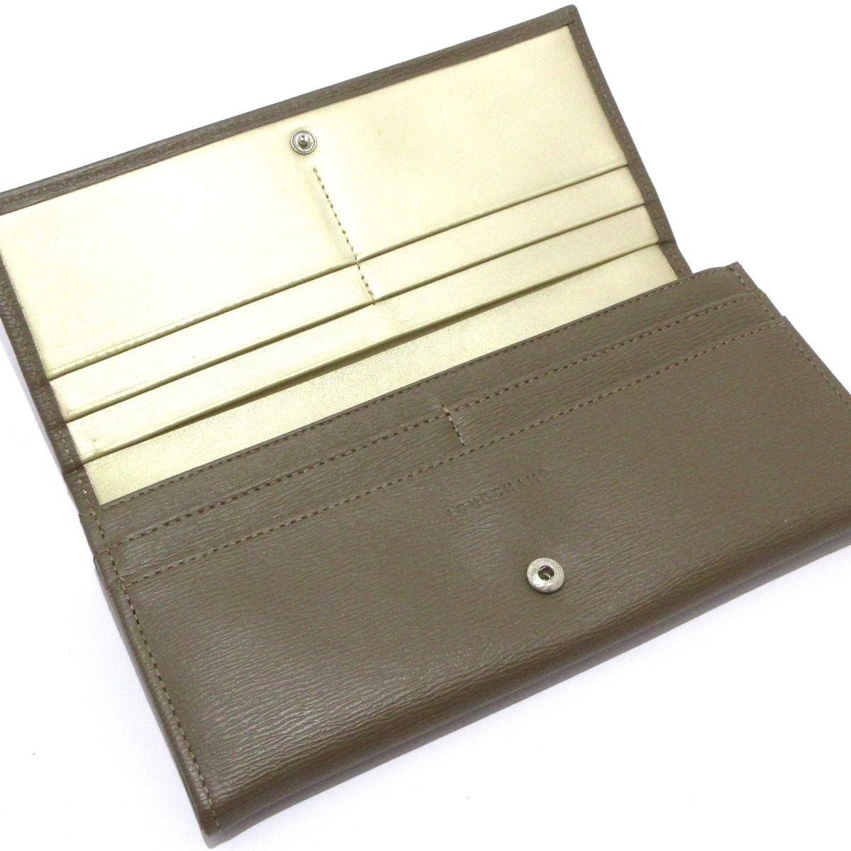LONGCHAMP(ロンシャン) 長財布 - ブラウン レザー - メルカリ