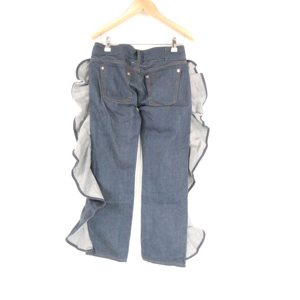 美品 MM6 Maison Margiela エムエムシックス Ruffled jeans (S32LA0115  