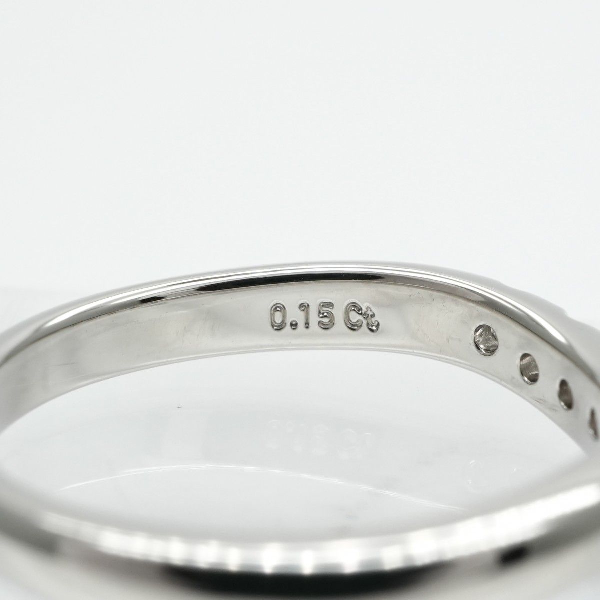 ミキモト MIKIMOTO リング 指輪 Pt950 シルバー 結婚指輪 マリッジ  