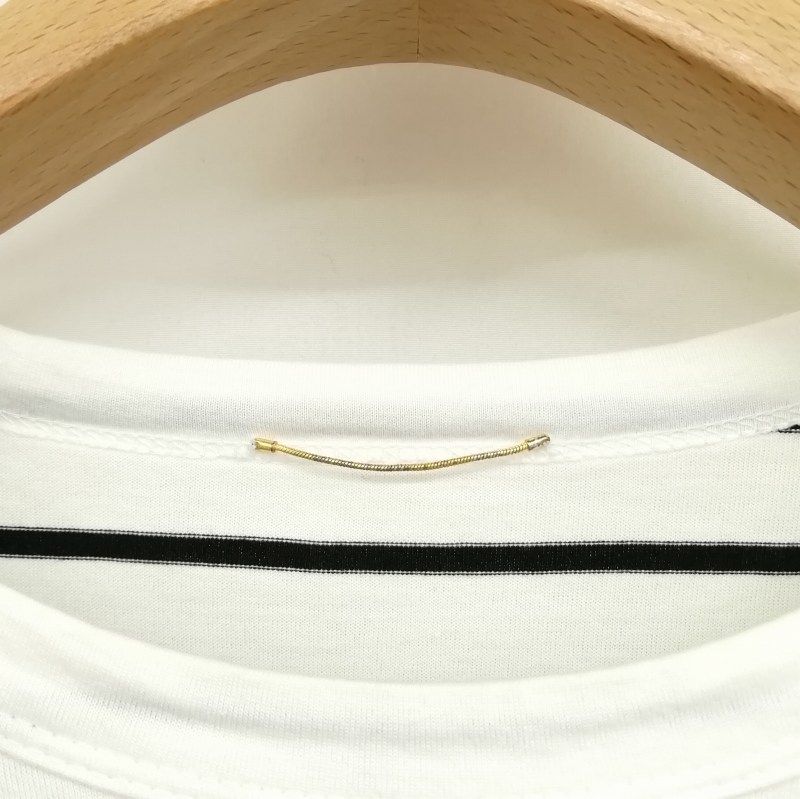 ドゥーズィエムクラス DEUXIEME CLASSE 22SS 22070500703010 ボーダー ロングスリーブ カットソー Tシャツ ホワイト ブラック レディース ドゥーズィエムクラス DEUXIEME CLASSE 22SS 22070500703010