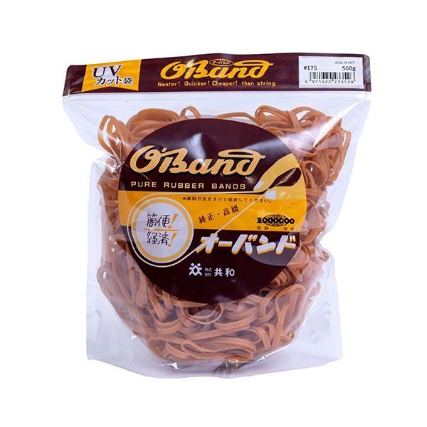 まとめ 共和 オーバンド 175 内径38mm 500g入 透明袋 GGA-N-007 1袋 ×3セット