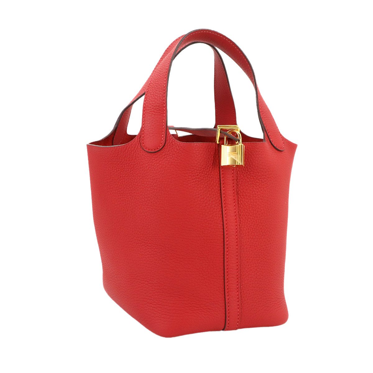 HERMES エルメス ピコタンロック PM ルージュカザック ハンドバッグ エルメス HERMES ピコタンロックPM A刻印 ルージュカザック