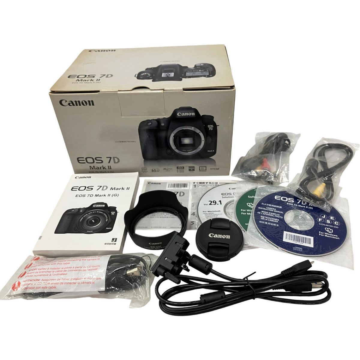 Canon EOS 7D Mark II ボディ + BG-E16 バッテリーグリップ + EF