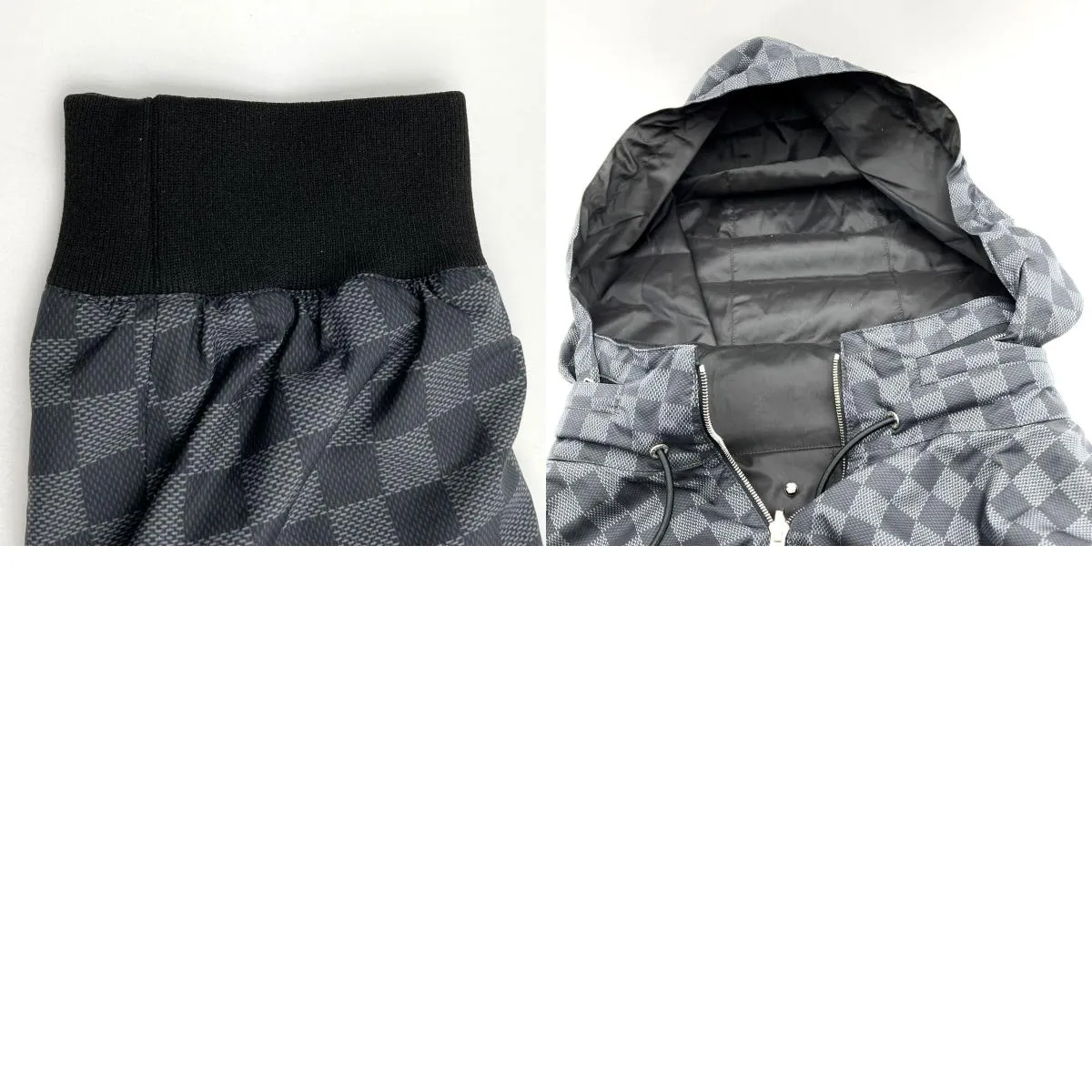 LOUIS VUITTON ダミエグラフィット　リバーシブルフーディージャケット 中古・古着通販】LOUIS VUITTON (ルイ ヴィトン) ダミエグラ