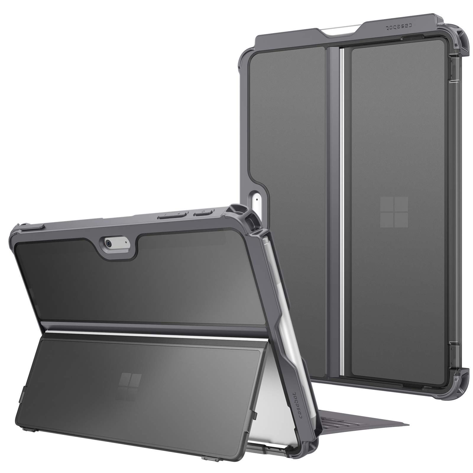 【人気商品】2020 / / Surface Surface Go Go 2018 Go 10インチ Go Surface ケース Surface タイプカバー / ソフトTPU 2 ペンホルダー付き 2021 全面保護型 3 2023 スタンド保護機能付き 