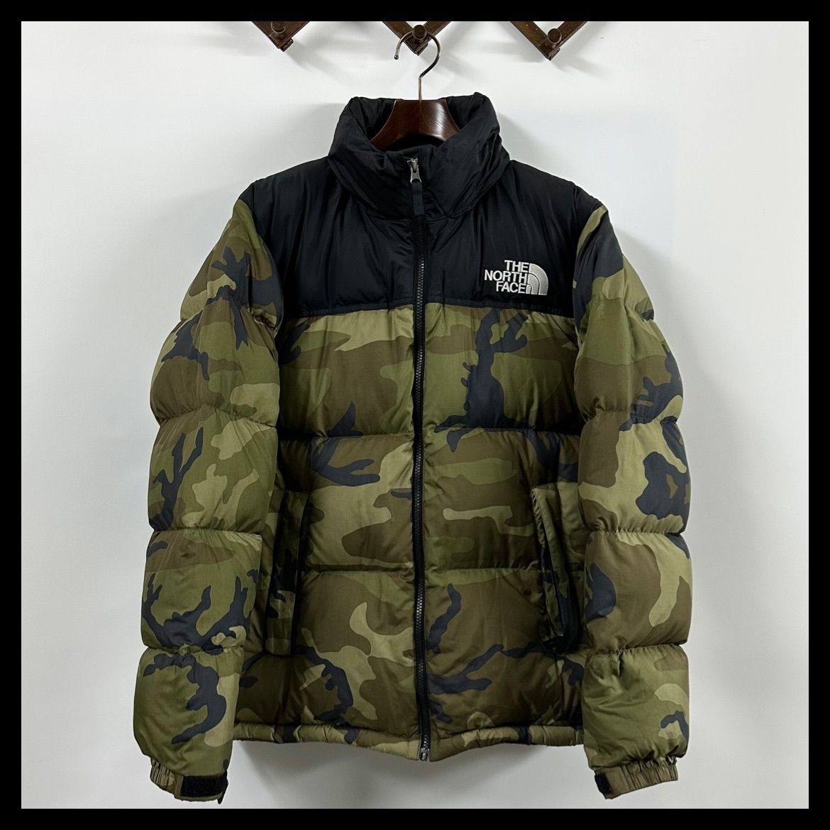 THE NORTH FACE ノースフェイス ヌプシ ダウンジャケット 迷彩 カモ 美品 - メルカリ