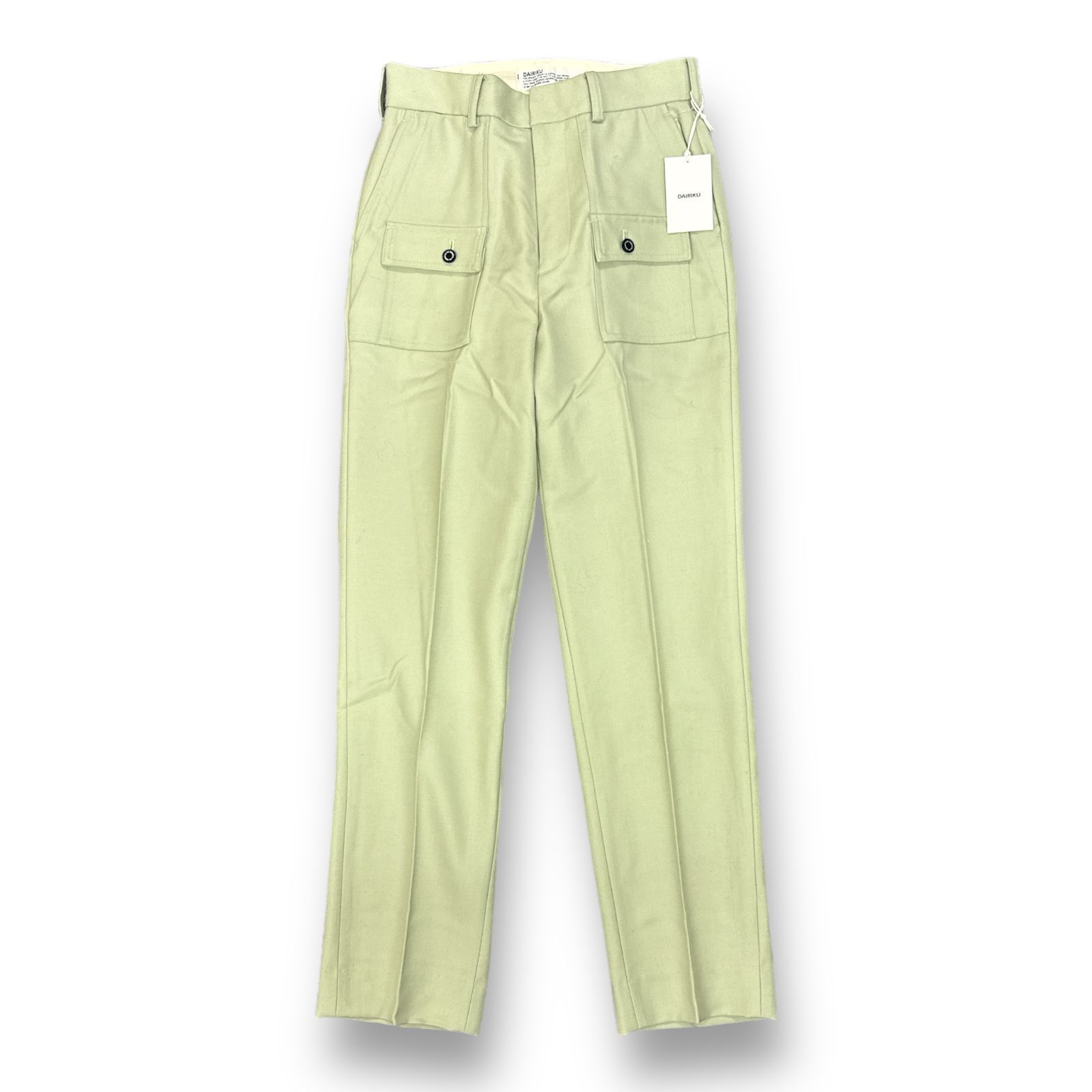 定価53900円 新品 DAIRIKU 22AW Wool Deck Detail Slacks ウールデッキ 