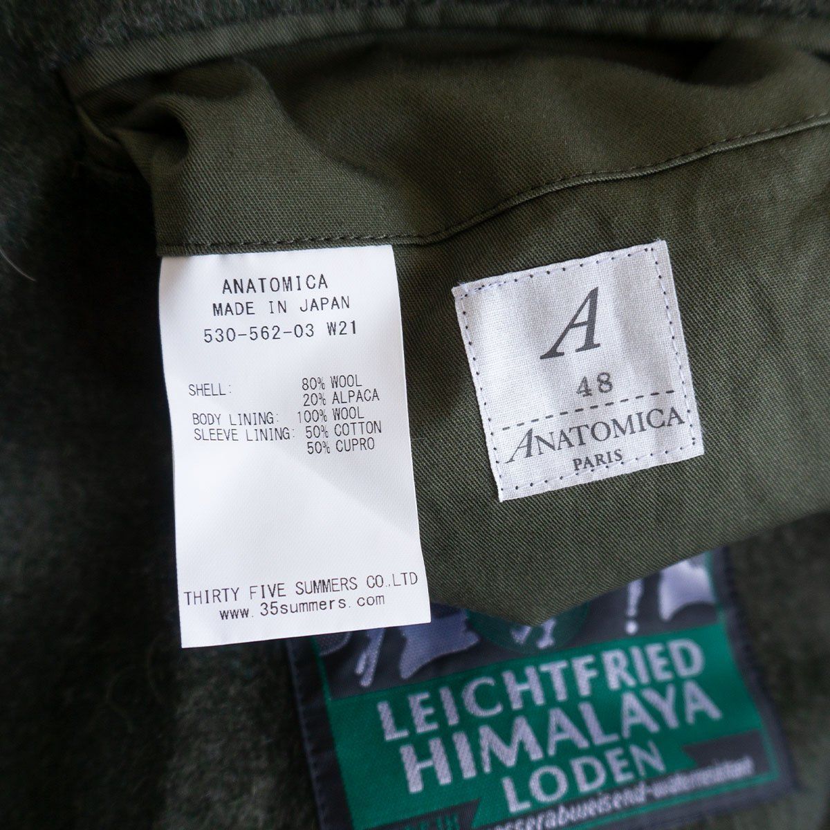 【美品】ローデンコート アルパカ イタリア製 日本橋店10周年限定 ANATOMICA ローデン コート 2209335 - メルカリ