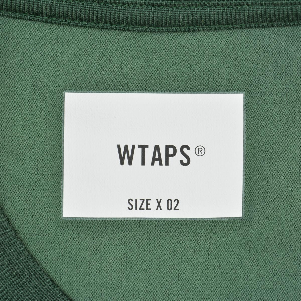 WTAPS】23AW 232ATDT-CSM09 QB / SS / RACO. BRACKETS GREEN半袖T 