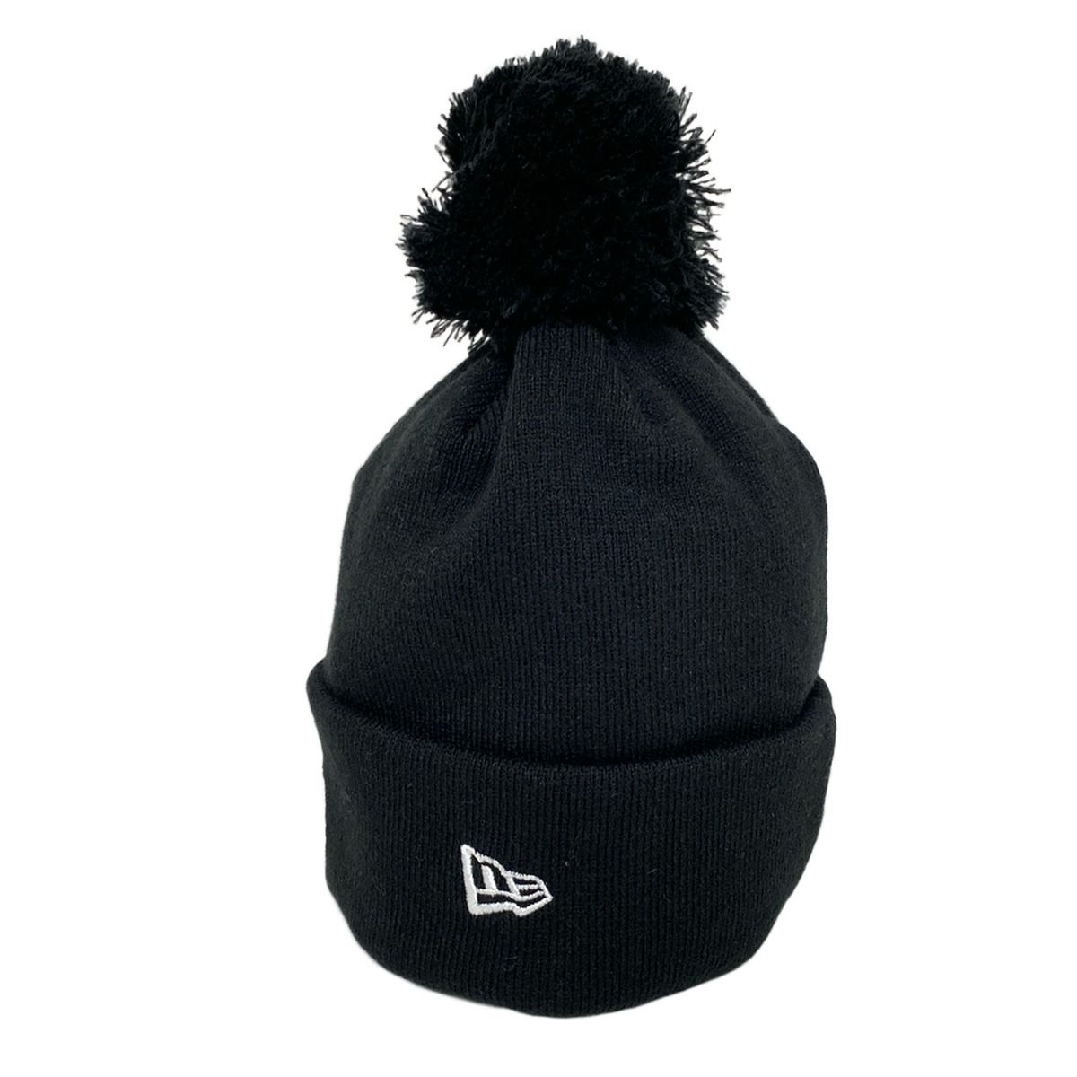 Y's(ワイズ) ニット帽美品 - YE-H14-995 黒 2022AW/NEW ERA Y's(ワイズ) ニット帽美品 - YE-H14-995 黒 2022AW/NEW ERA