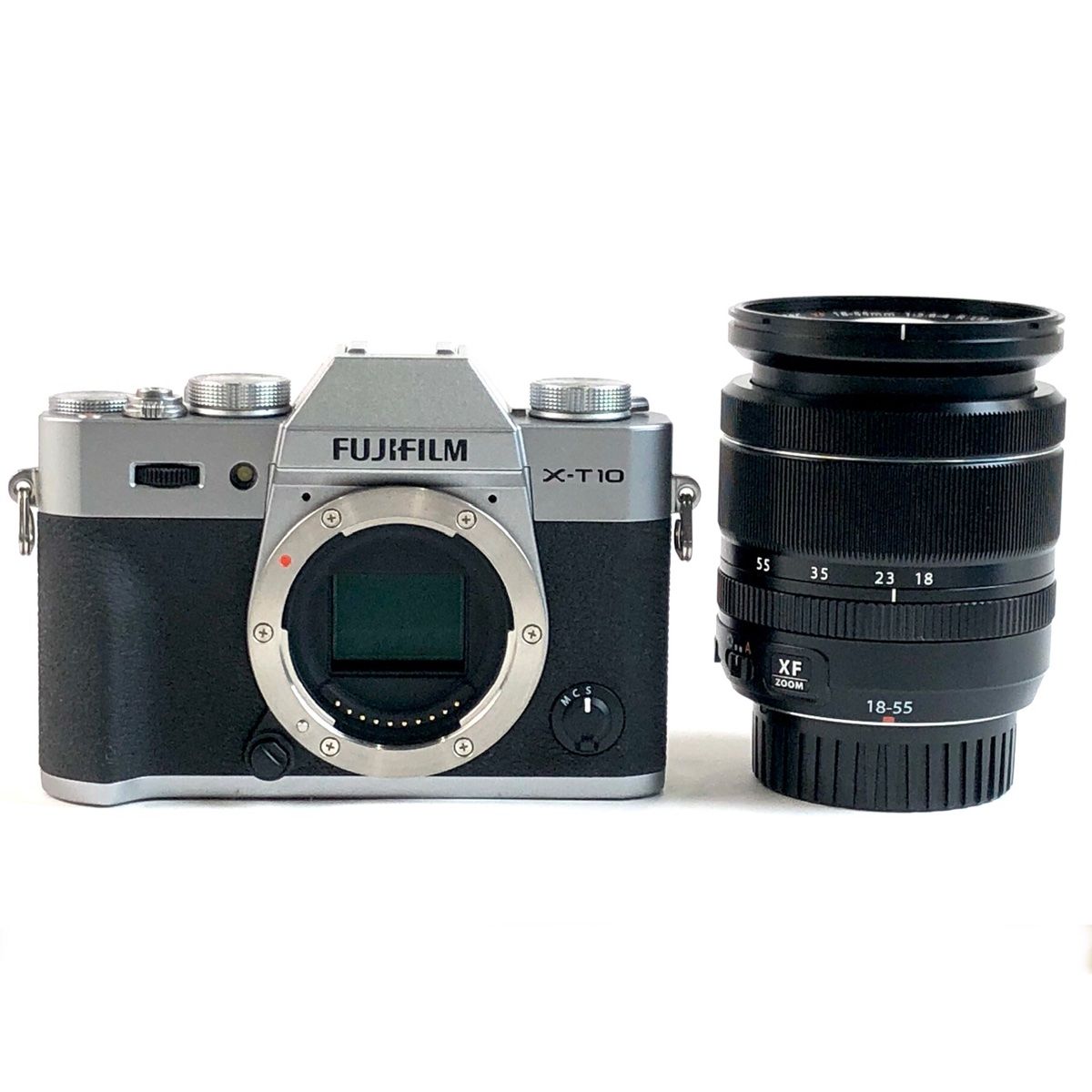 富士フイルム FUJIFILM X-T10 レンズキット シルバー デジタル ミラーレス 一眼カメラ