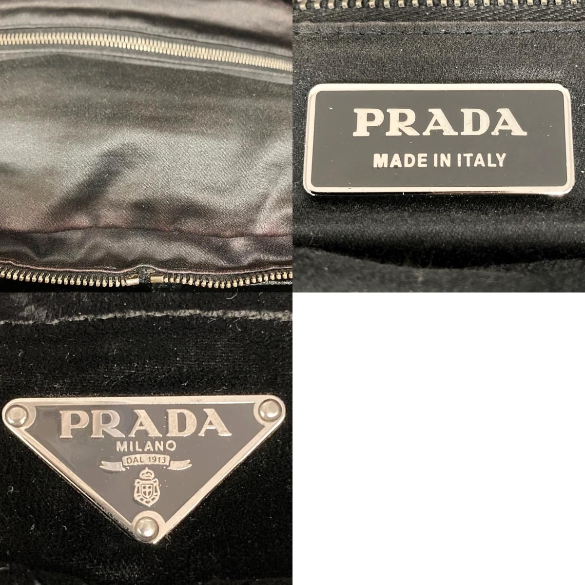 美品 PRADA プラダ ショルダーバッグ 肩掛け バッグ トライアングル