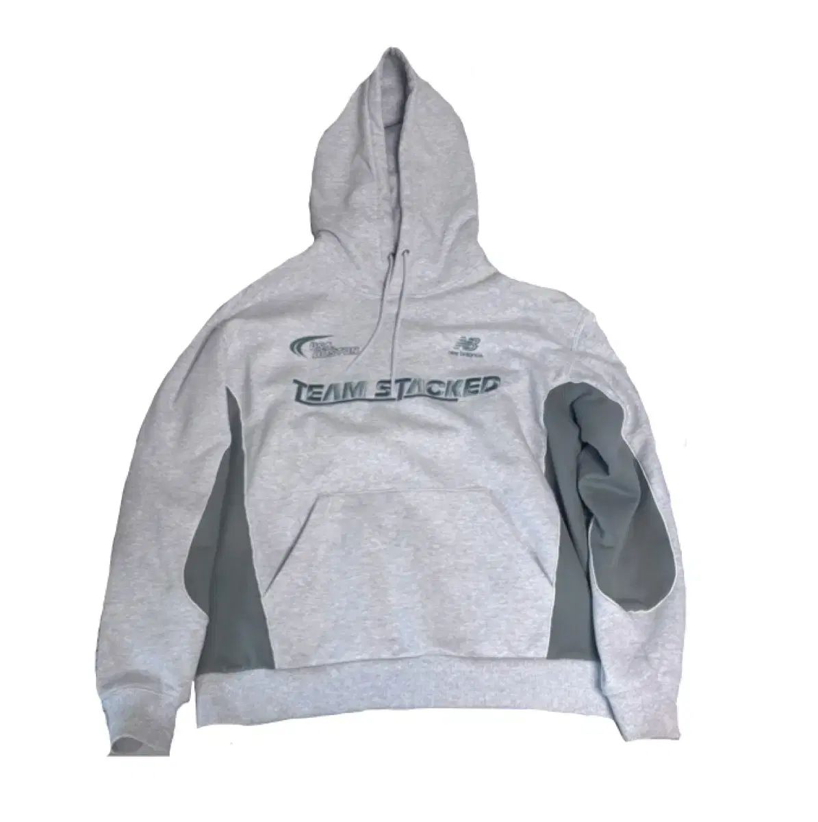 ニューバランス UNI TEAM STACKED 起毛 フーディー
