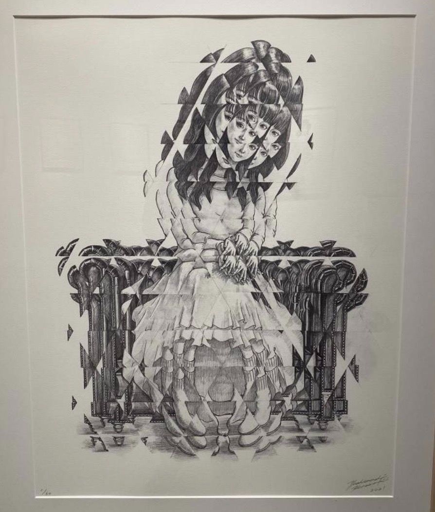 エチュード プリズム 02 ED60 金巻芳俊 Yoshitoshi Kanemaki リトグラフ 版画