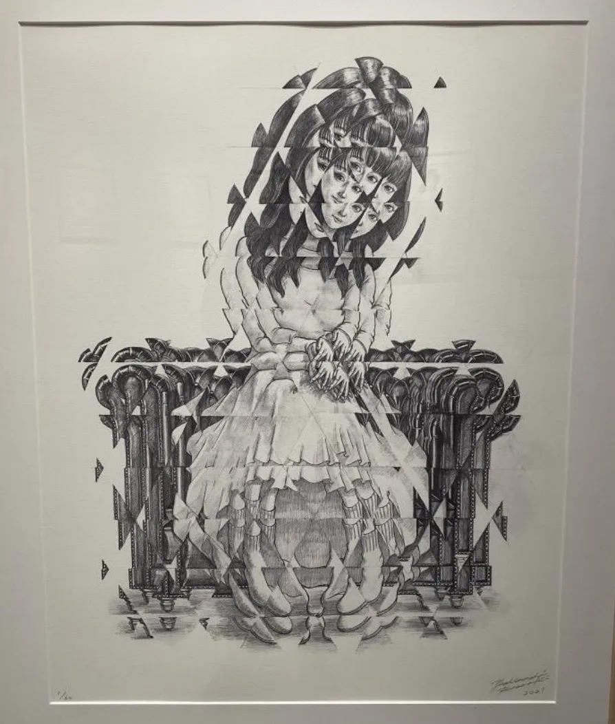 金巻芳俊　オリジナル版画　Caprice Papyrus 04 ED50 金巻芳俊・オリジナル版画 | Yoshitoshi Kanemaki Prints | Cap