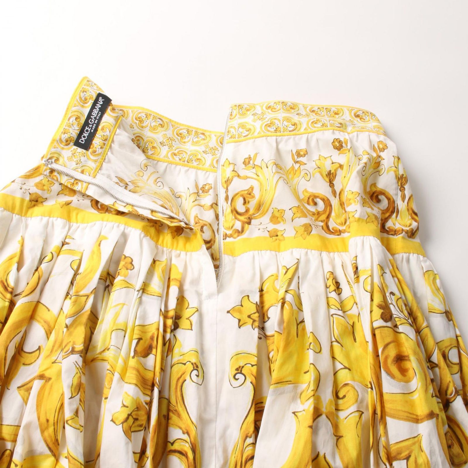 DOLCE＆GABBANAの黄色のスカート イエロー（黄色）系 M Dolce & Gabbana(ドルチェ&ガッバーナ