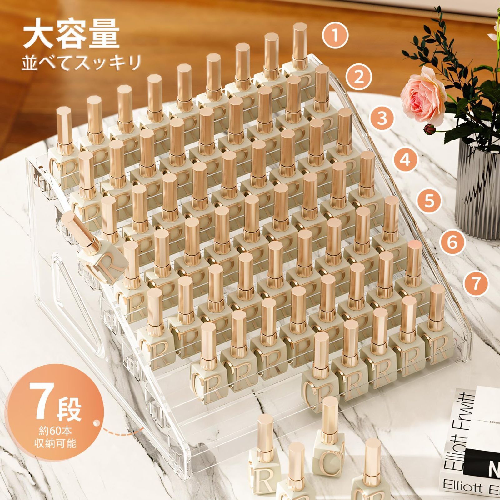 ディオール MANICURE マニキュアセンター アクリルクリアケース Amazon.co.jp: Gospire アクリル製 ネイルスタンド マニキュア