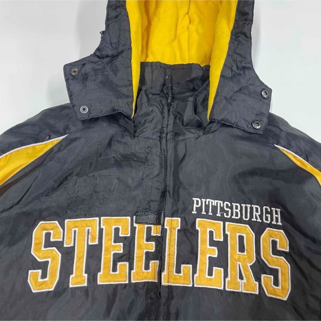 NFL ピッツバーグスティーラーズ 中綿ナイロンジャケット XL - メルカリ