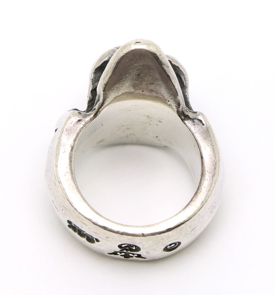 楠本質店 元住吉 ガボラトリー Gaboratory シルバー925 デビル スカル リング 10号 WWW_SHINETEETH_COM