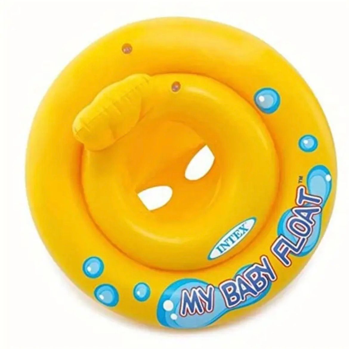 浮き輪 MyFloatモデル 直径67cm構造 ベイビー イエローデザイン オリジナル仕様 耐久PVC素材使用 向け水遊びサポートアイテム プール ビーチ 夏季レジャー対応 キッズ用フロート 夏 シンプル サマーアイテム プールアイテム