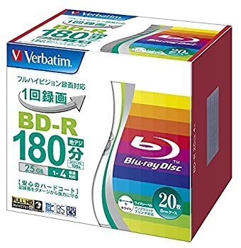 格安，安い 【中古】【非常に良い】バーベイタムジャパン(Verbatim Japan) 1回録画用 ブルーレイディスク BD-R 25GB 20枚 ホワイトプリンタブル 片面1層 1-4倍速 VBR130YP20V1 その他