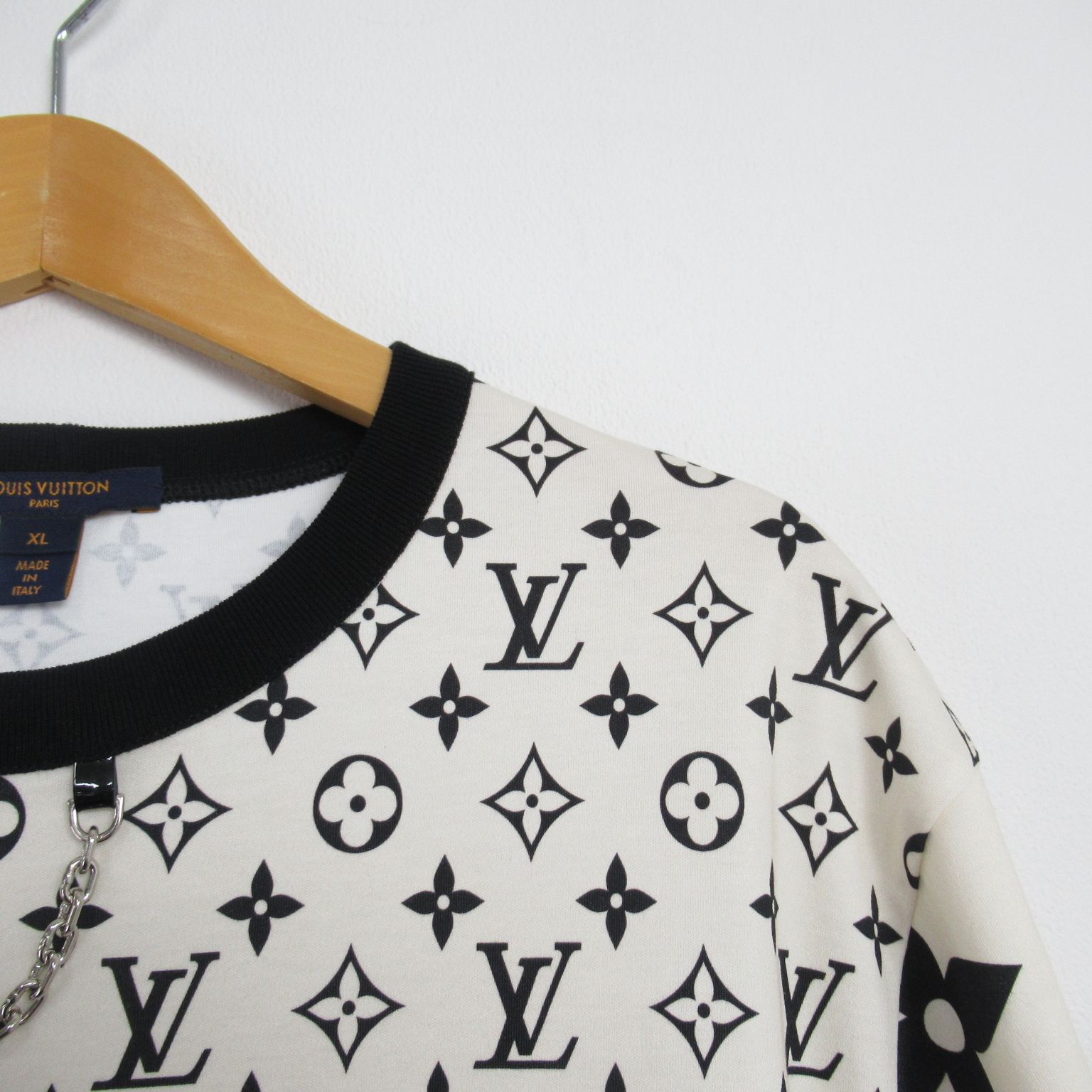 ルイ・ヴィトン ミックスモノグラム 半袖 Tシャツ レディース S 【中古】 LOUIS VUITTON】ルイヴィトン『モノグラム チェーン 半袖Tシャツ