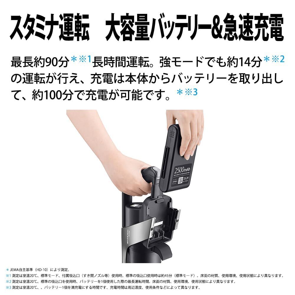 大容量バッテリー 急速充電