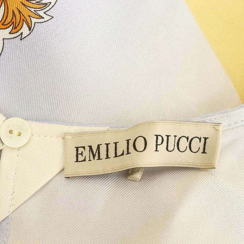 エミリオプッチ EMILIO PUCCI シルクプッチ柄チュニックワンピース
