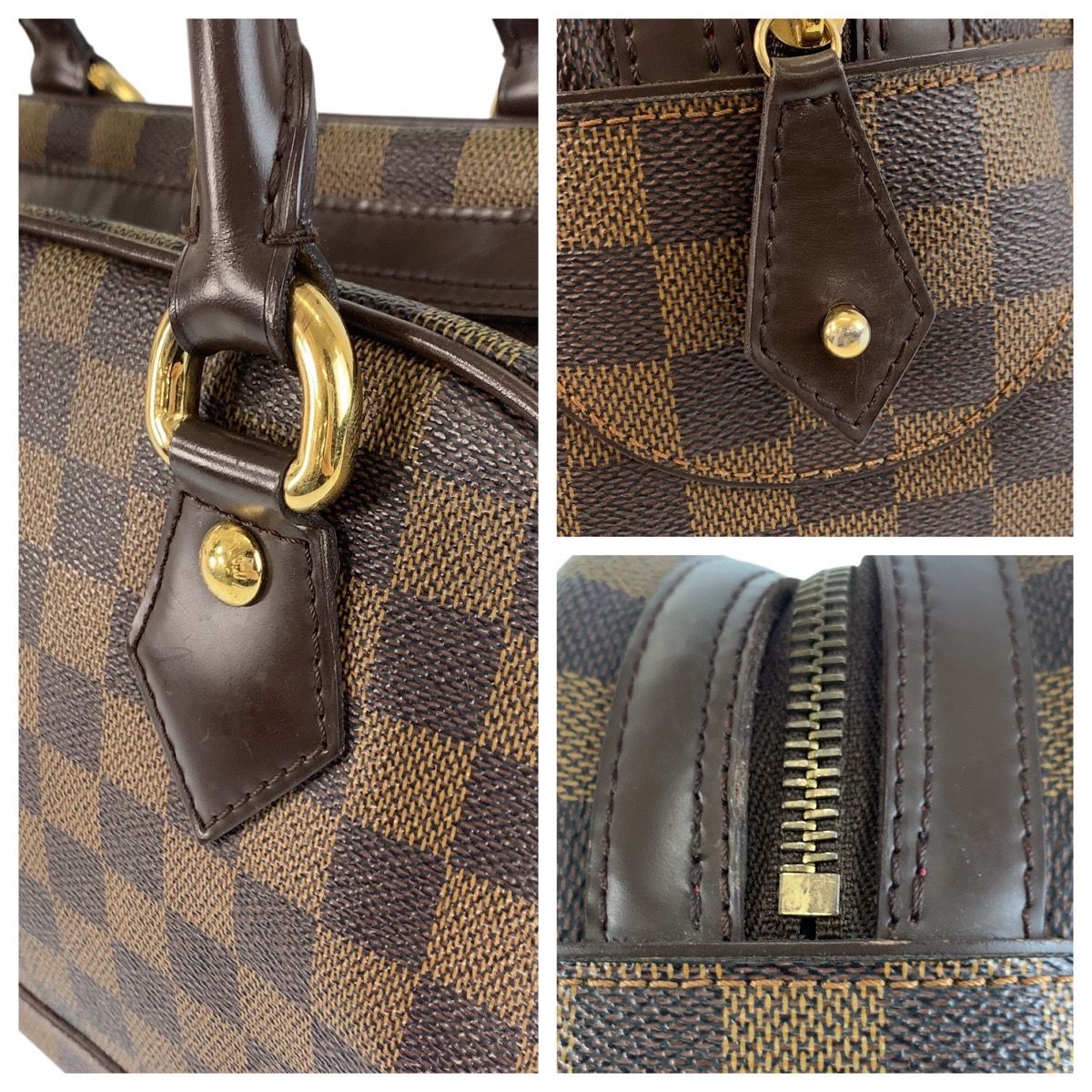 美品 LOUIS VUITTON ルイヴィトン ダミエ ドゥオモ ブラウン