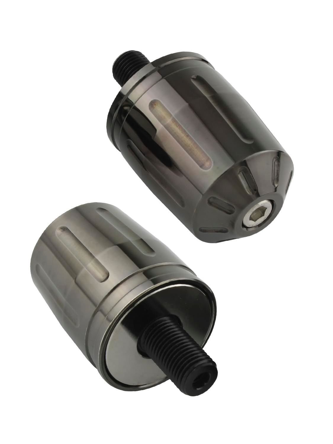 ポッシュフェイス POSH FAITH バイク用品 ハンドルバーエンド 日本製 ウルトラヘビータイプ２ GSX1300R 隼 ハヤブサ 21-23年 | GSX-R1000R 17-22年 スズキ純正ハンドル用 M12タイプ ブラッククローム