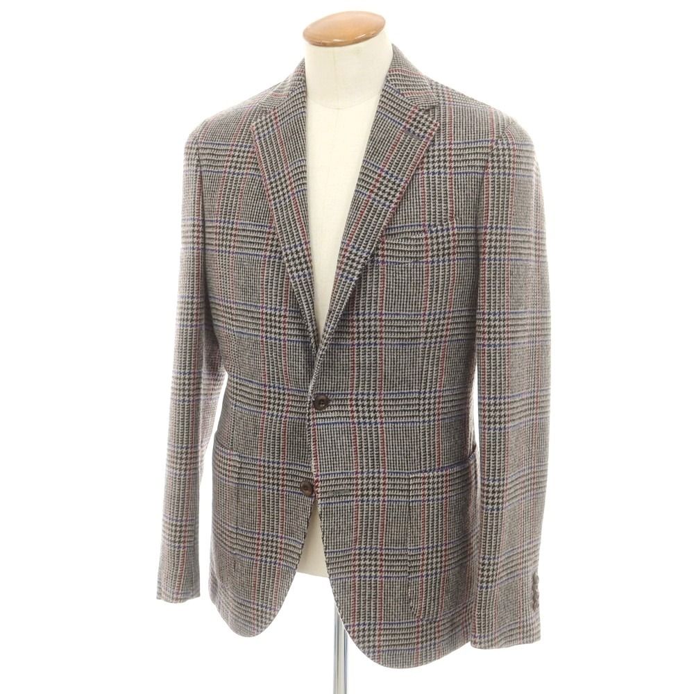 ボリオリ BOGLIOLI ウール 最高 チェック COAT テーラード ボリオリ BOGLIOLI ウール 最高 チェック COAT テーラード
