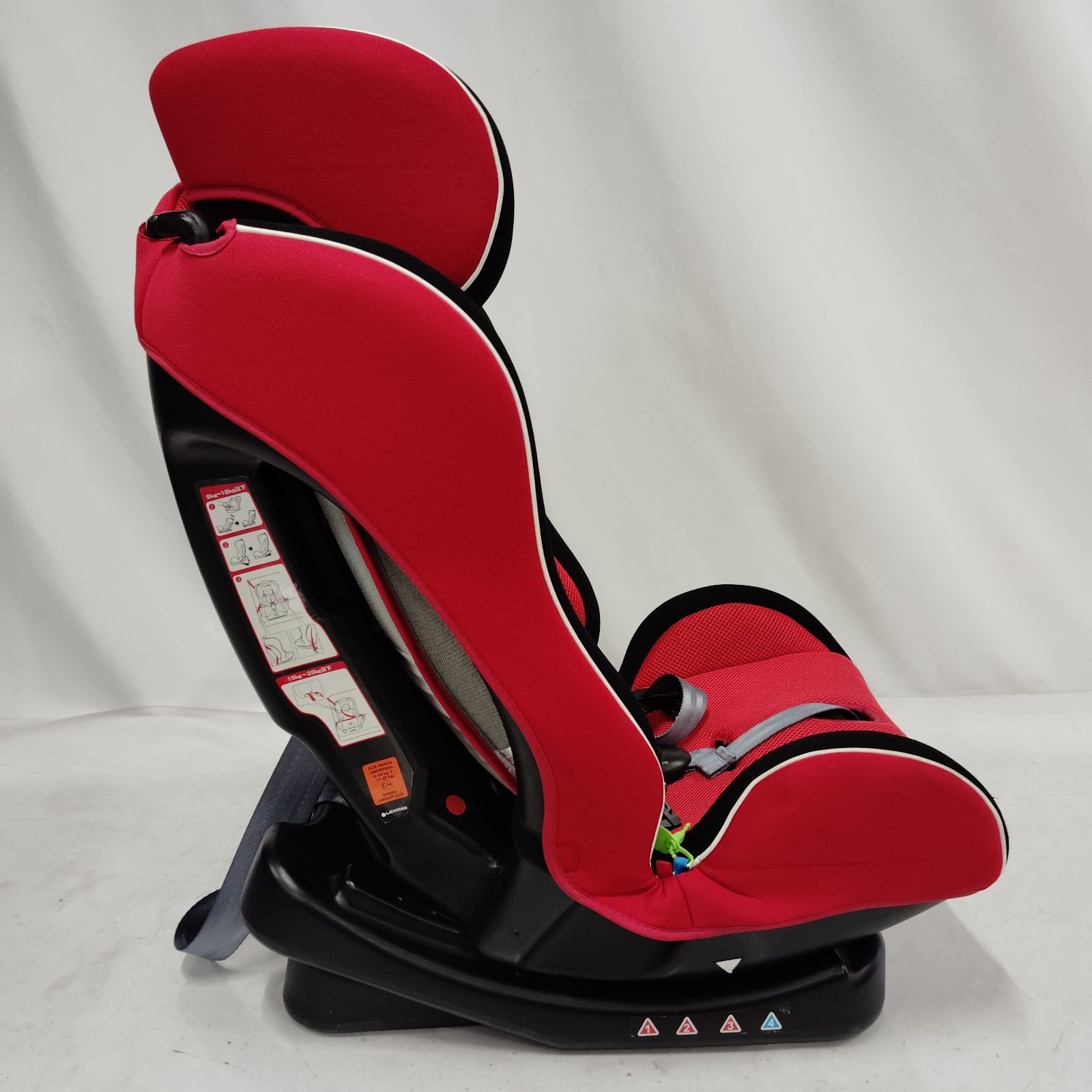 LEAMAN リーマン チャイルド ジュニアシート カイナ 赤 黒 レッド ブラック