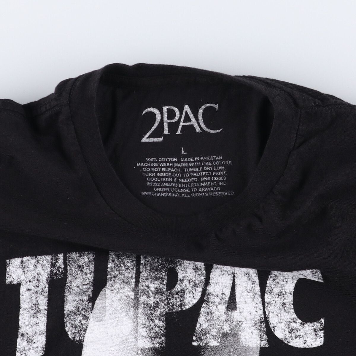 古着 2pac トゥーパック ラップTシャツ ラップT メンズL相当