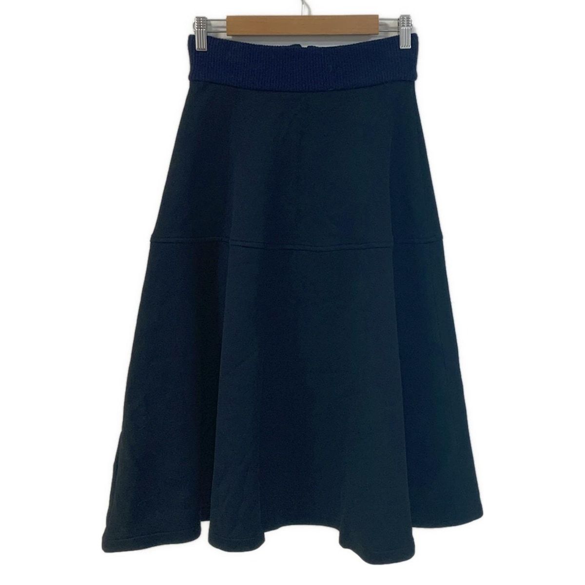 MARNI マルニ ロングスカート サイズ38 S レディース - 黒×ネイビー