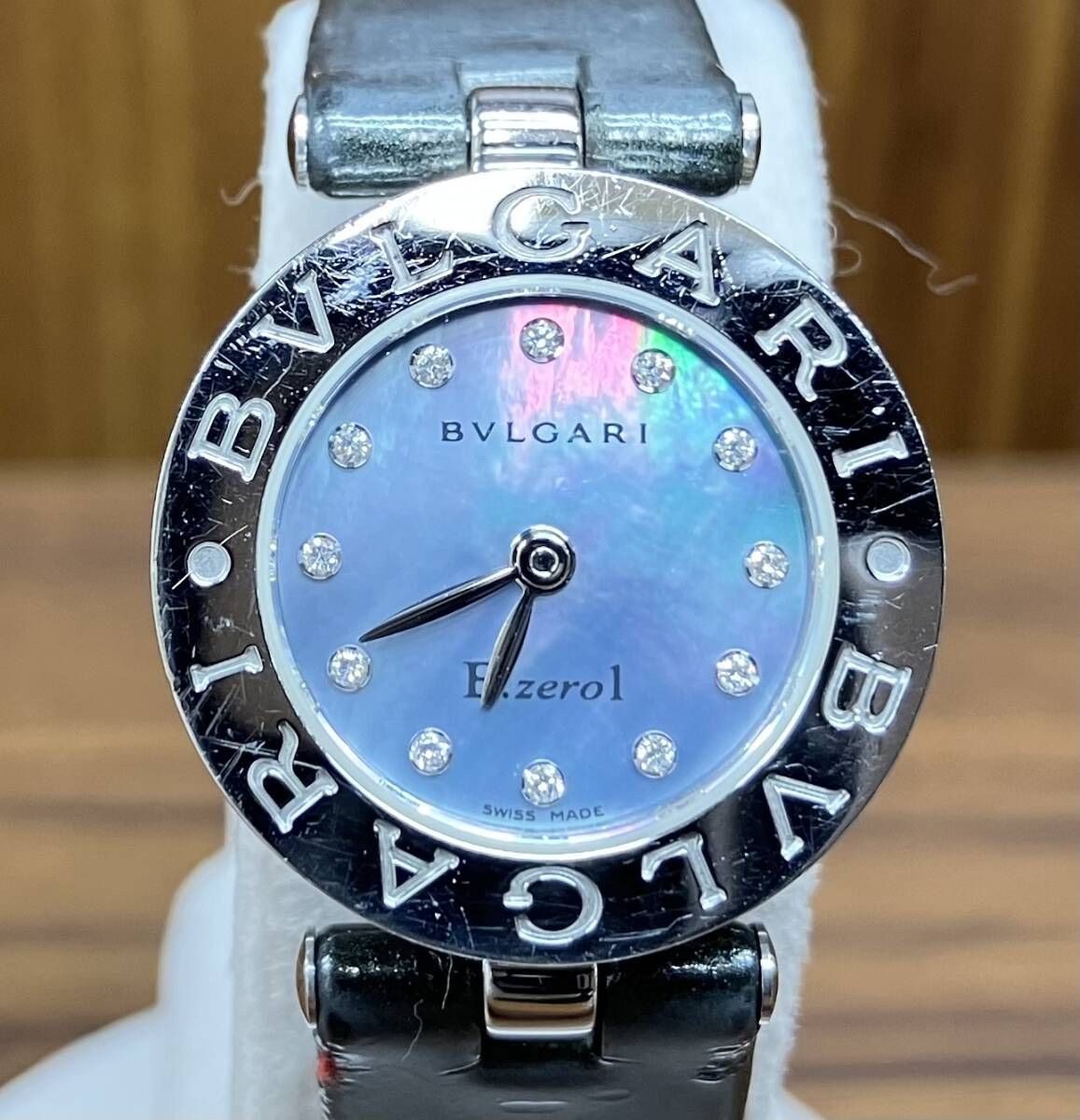 BVLGARI ブルガリ B-zero1 ビーゼロワン BZ22S ブルーシェル文字