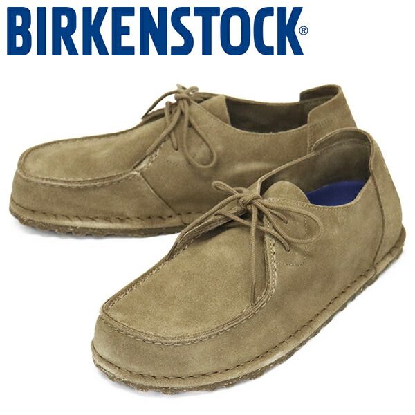 BIRKENSTOCK (ビルケンシュトック) 1027274 UTTI Lace ウッティ レース スエードレザーシューズ GRAY TAUPE レギュラー幅 BI354 レギュラー幅 43-約28.0cm