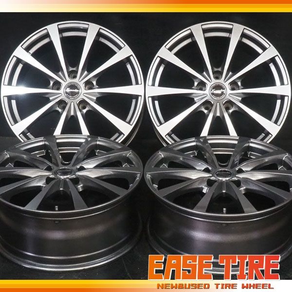 売切 ホットスタッフ Exceeder 17×7J 38 114.3 5H 4本 ハリアー RAV4 アルファード ヴェルファイア等