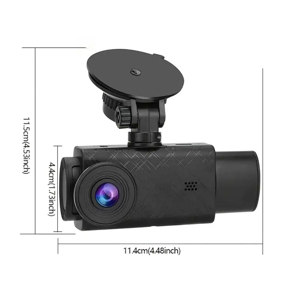 ドライブレコーダー フロント リア インテリア 3チャンネル ダッシュ