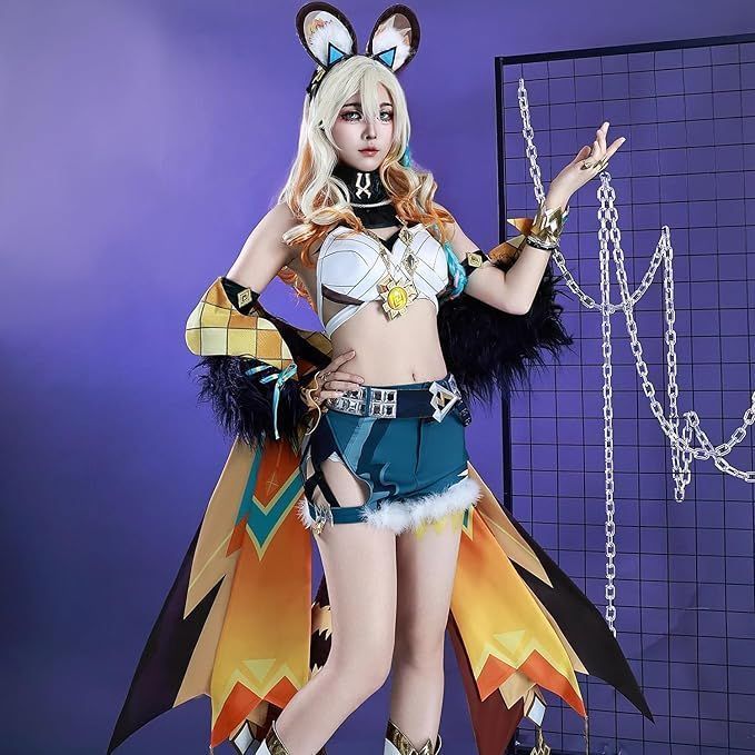 Amazon.co.jp: 【 comicoBB 】原神 シロネン コスプレ衣装（耳尾